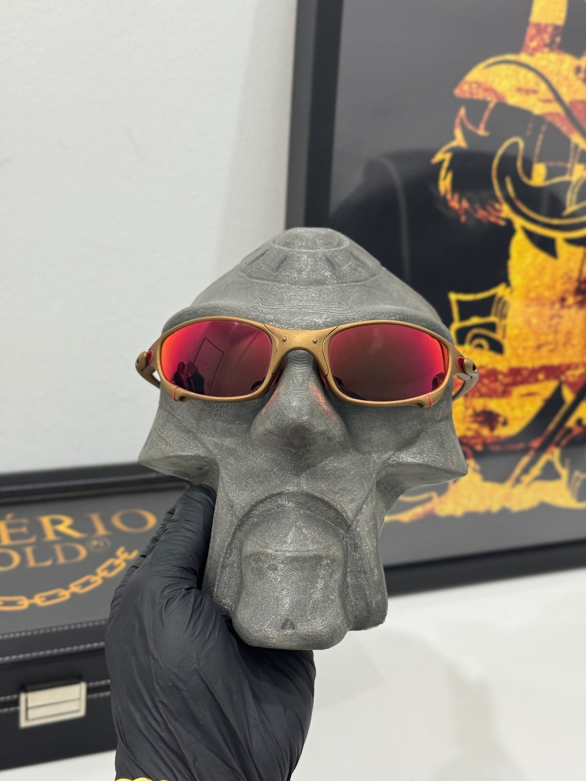 Juliet Gold Lente Dark Rubi kit vermelho