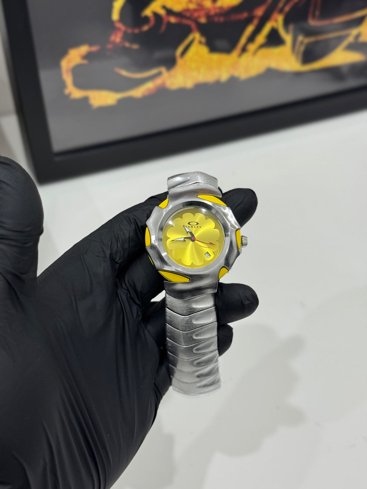 Blade 2.0 Prata Mostrador Amarelo