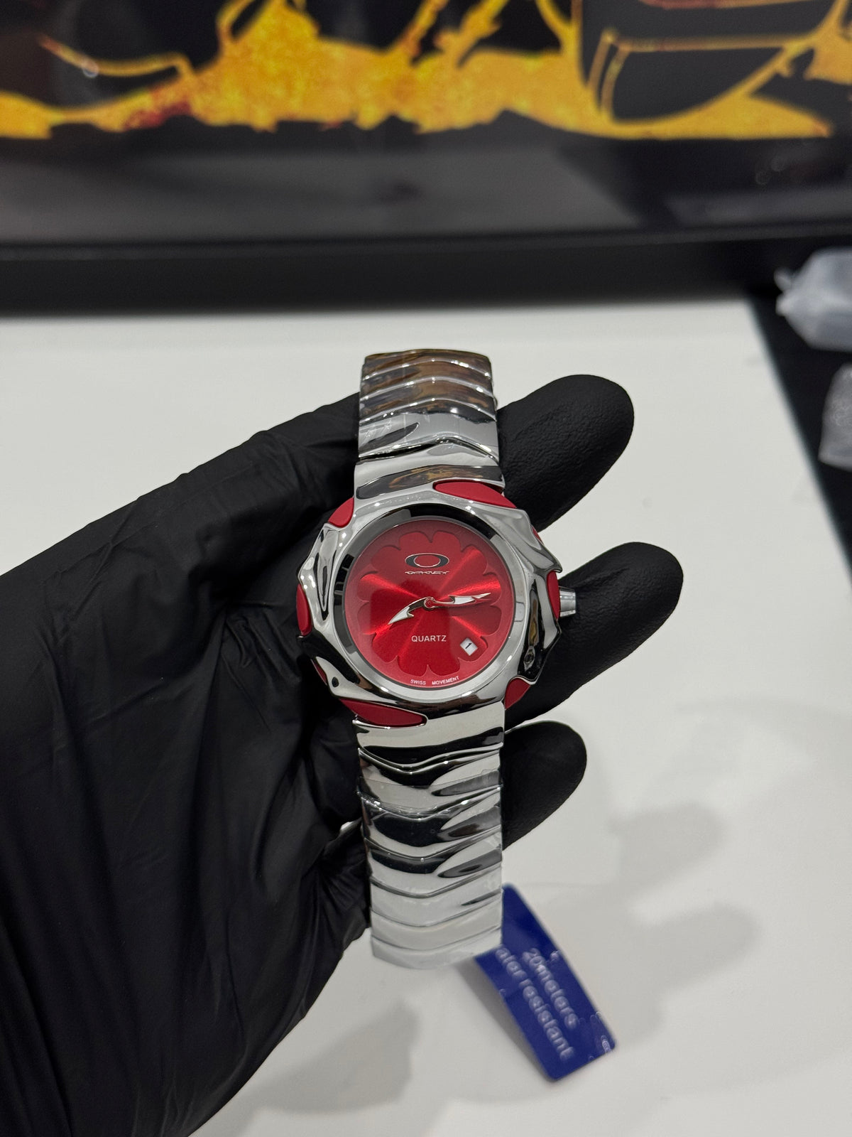 Blade 2.0 Prata Mostrador vermelho