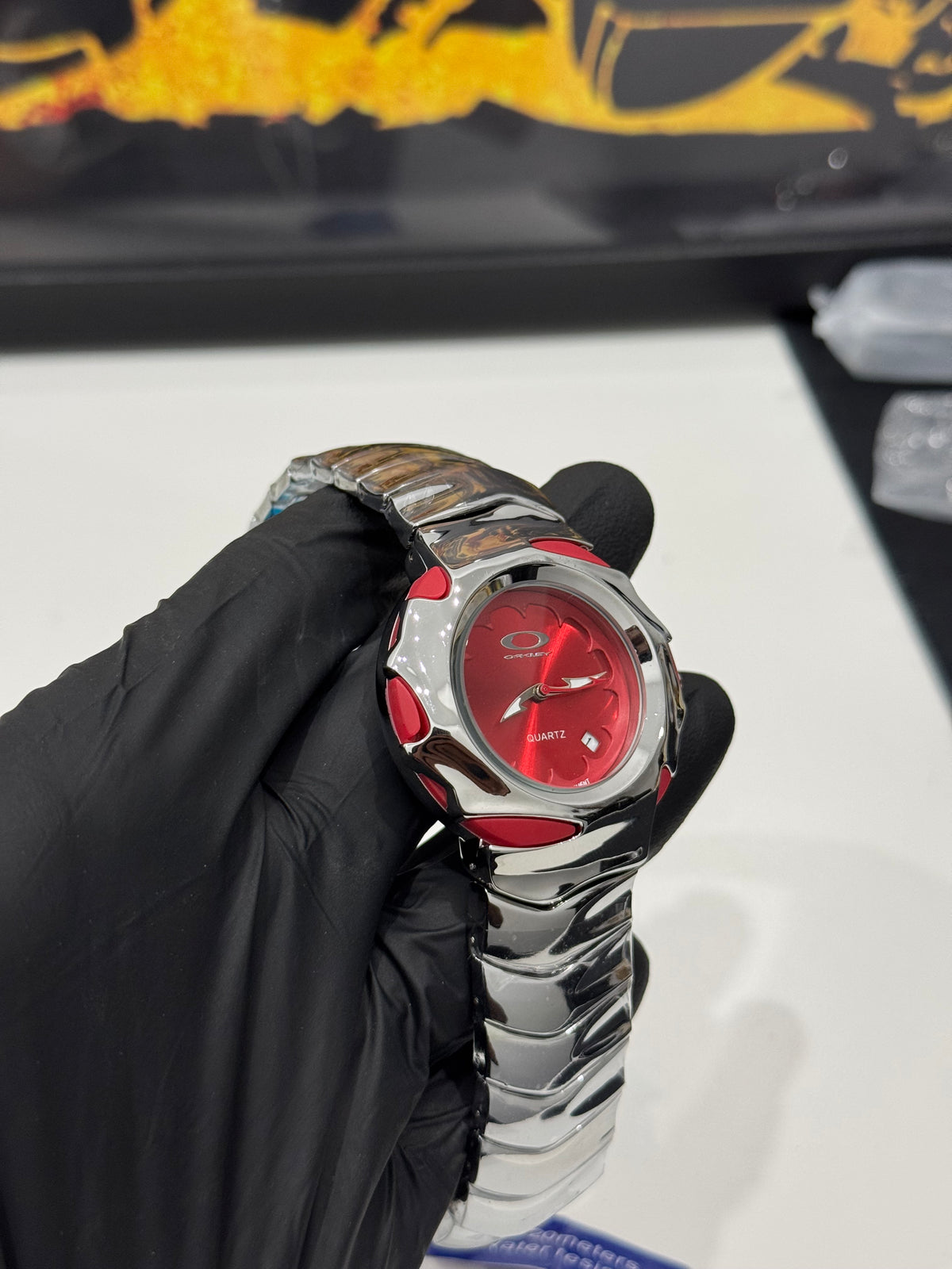 Blade 2.0 Prata Mostrador vermelho