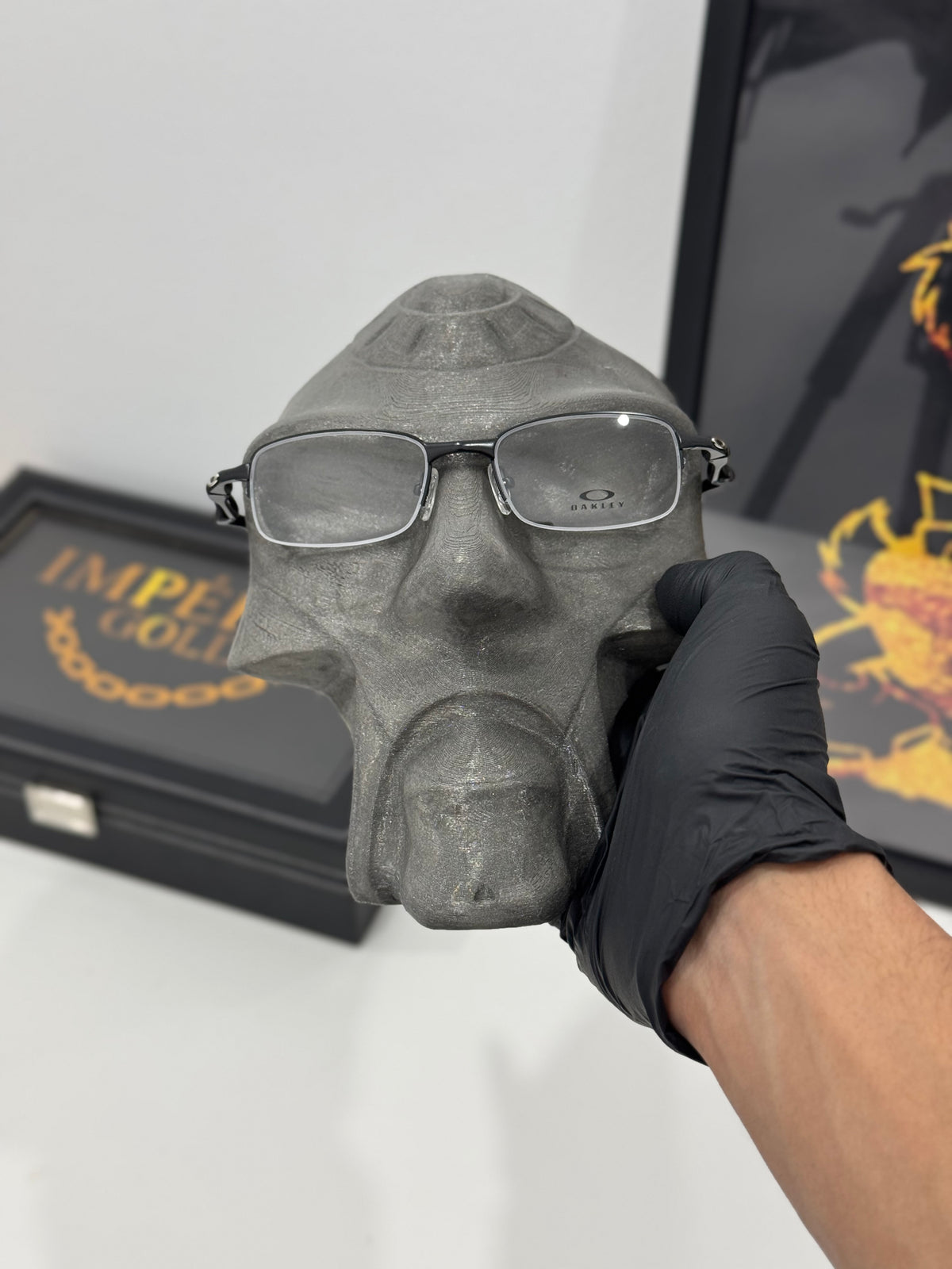 Óculos de Descanso Lupa do Vilão Mola preto