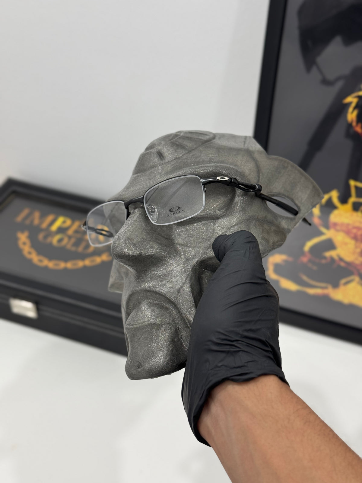 Óculos de Descanso Lupa do Vilão Mola preto