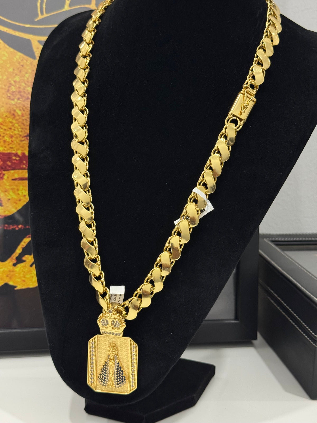 Friso S 10mm Pingente Santa