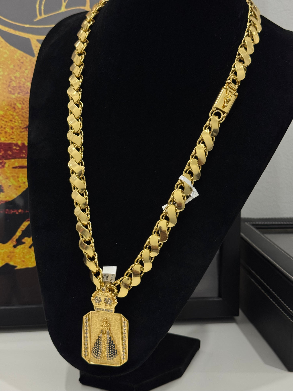 Friso S 10mm Pingente Santa