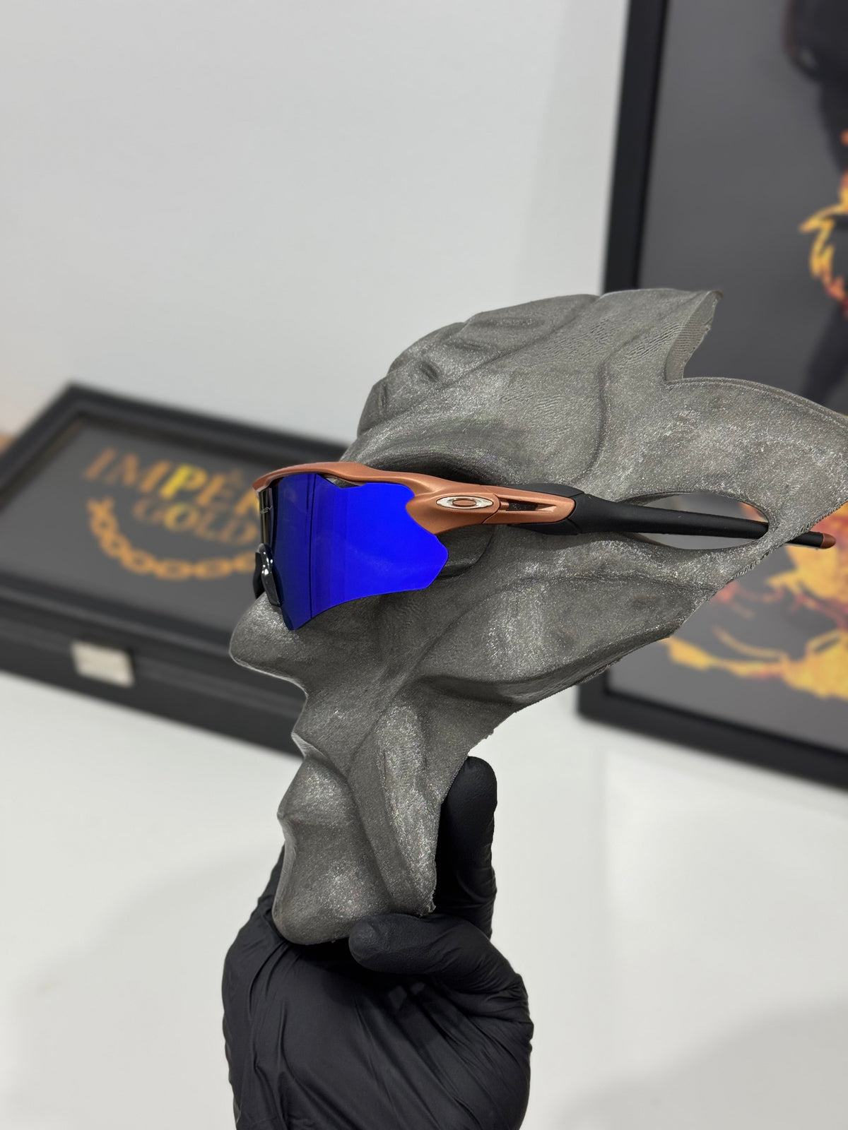 Radar EV Marron Azul Neon