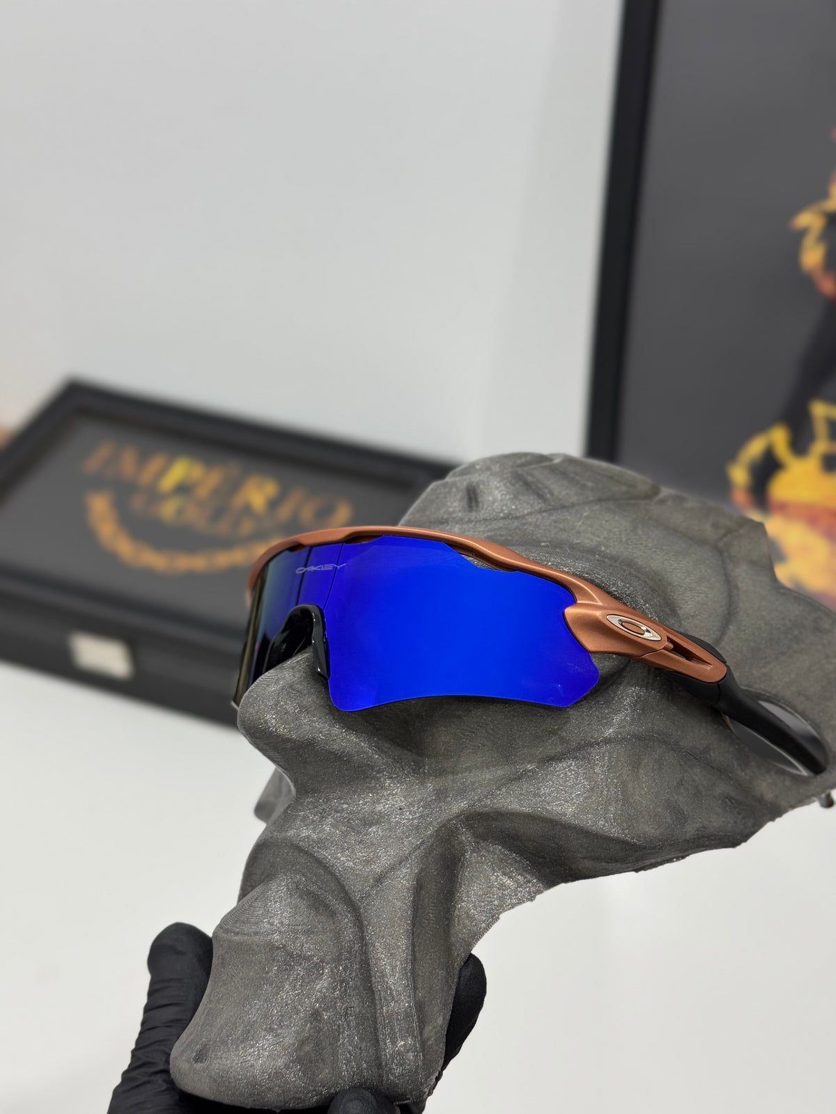 Radar EV Marron Azul Neon