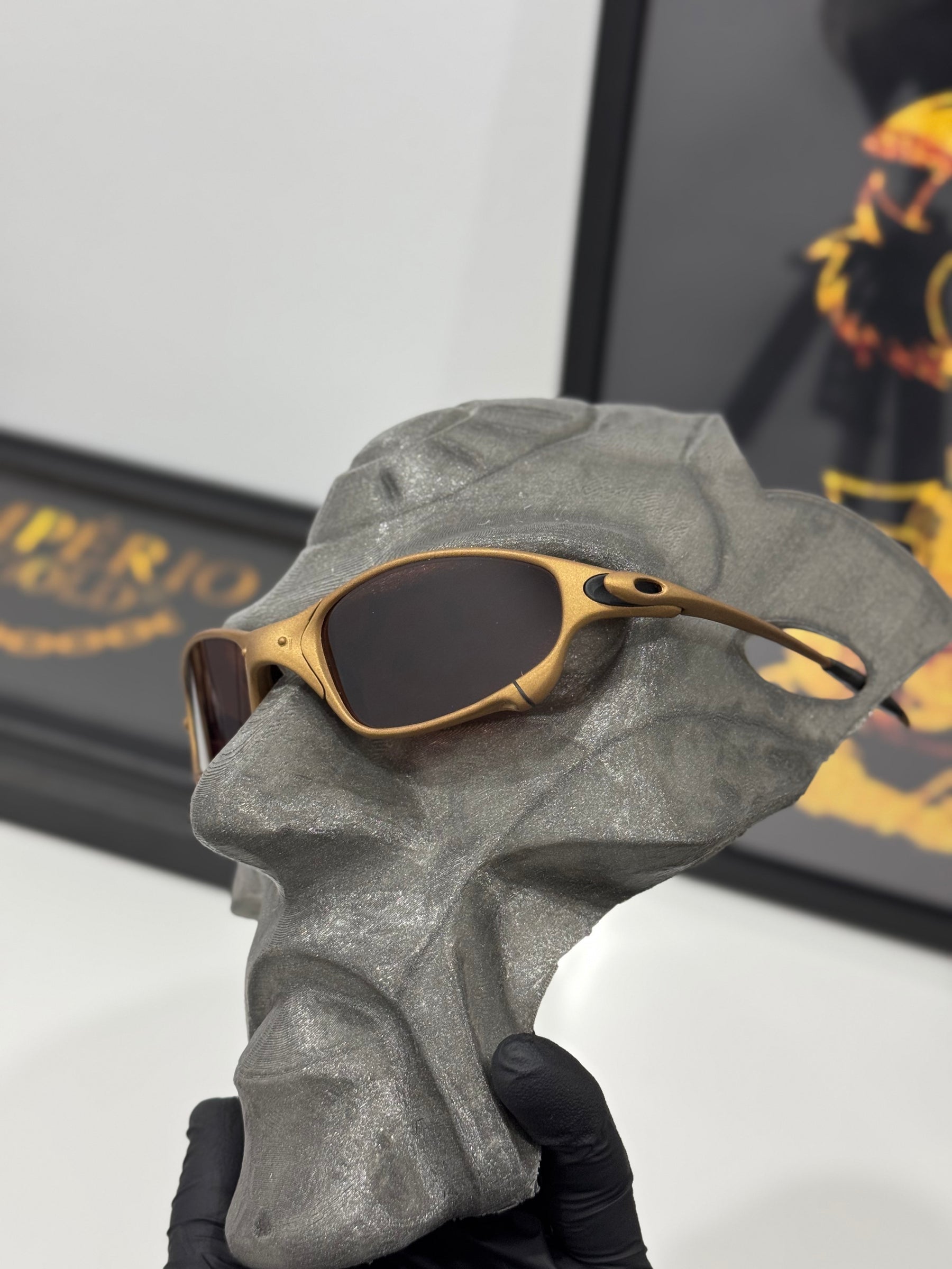 Juliet Gold Lentes Marrom