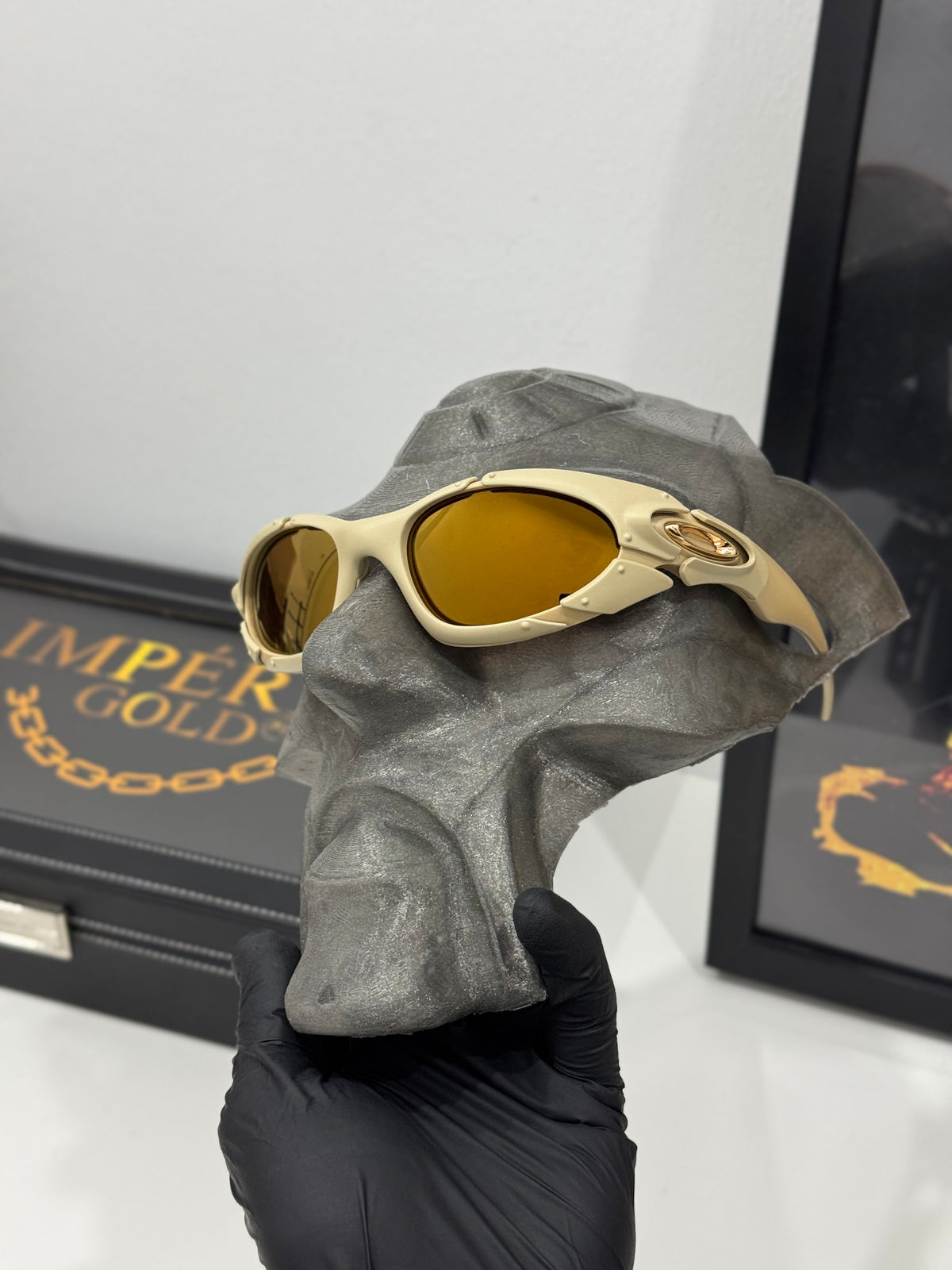 Plate Areia Lente Gold café