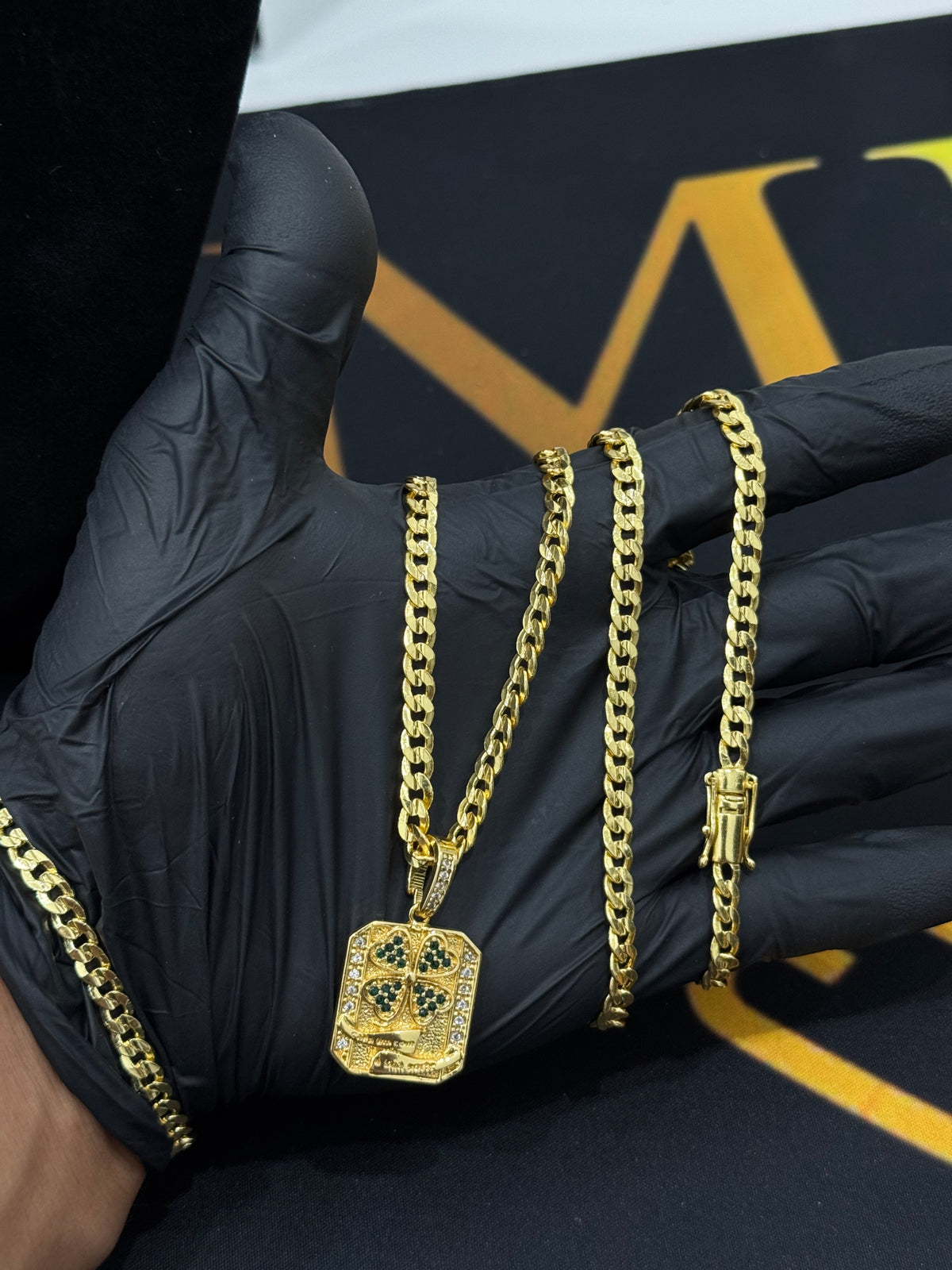 Friso grumet 5mm - 70cm + pulseira 21cm