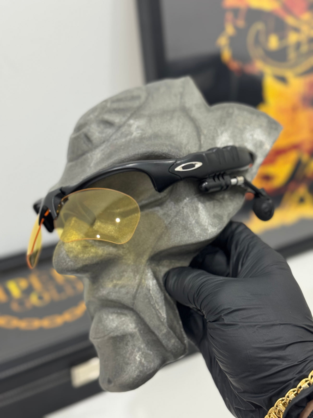 Auriculares Bluetooth Thump amarillos + 2 pares de lentes adicionales