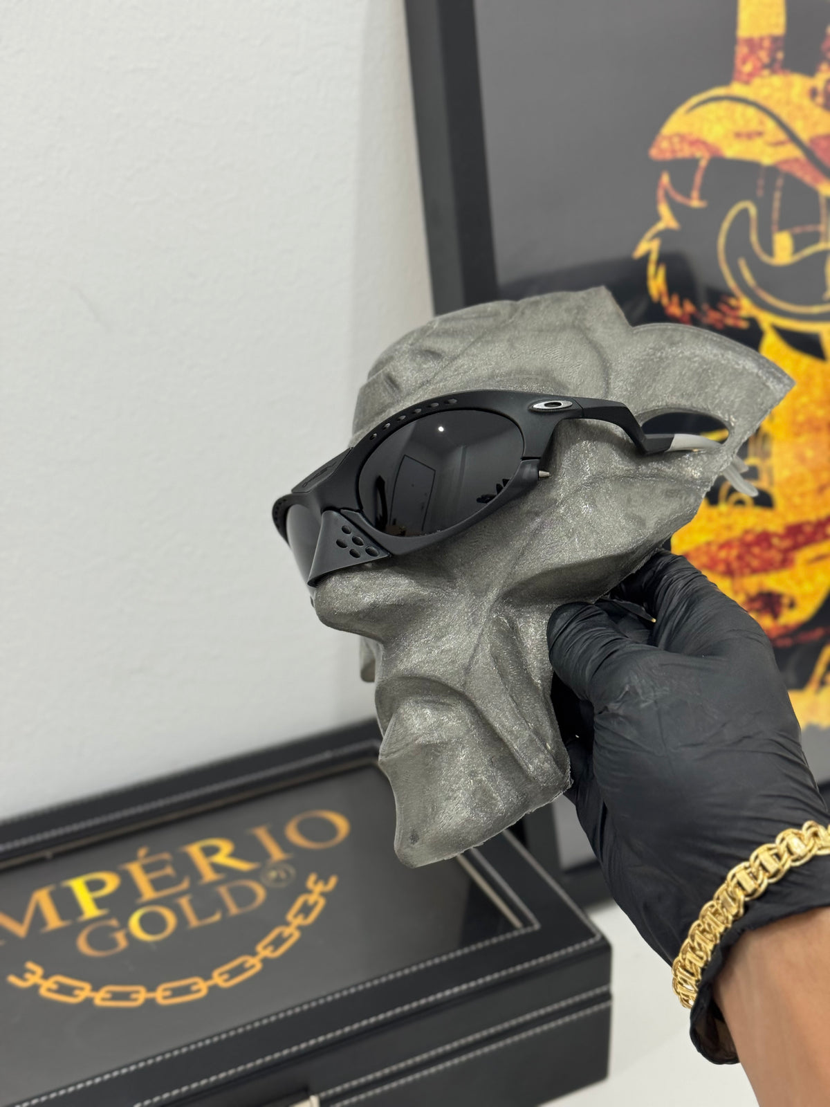 Plantaris All Black perna Cinza