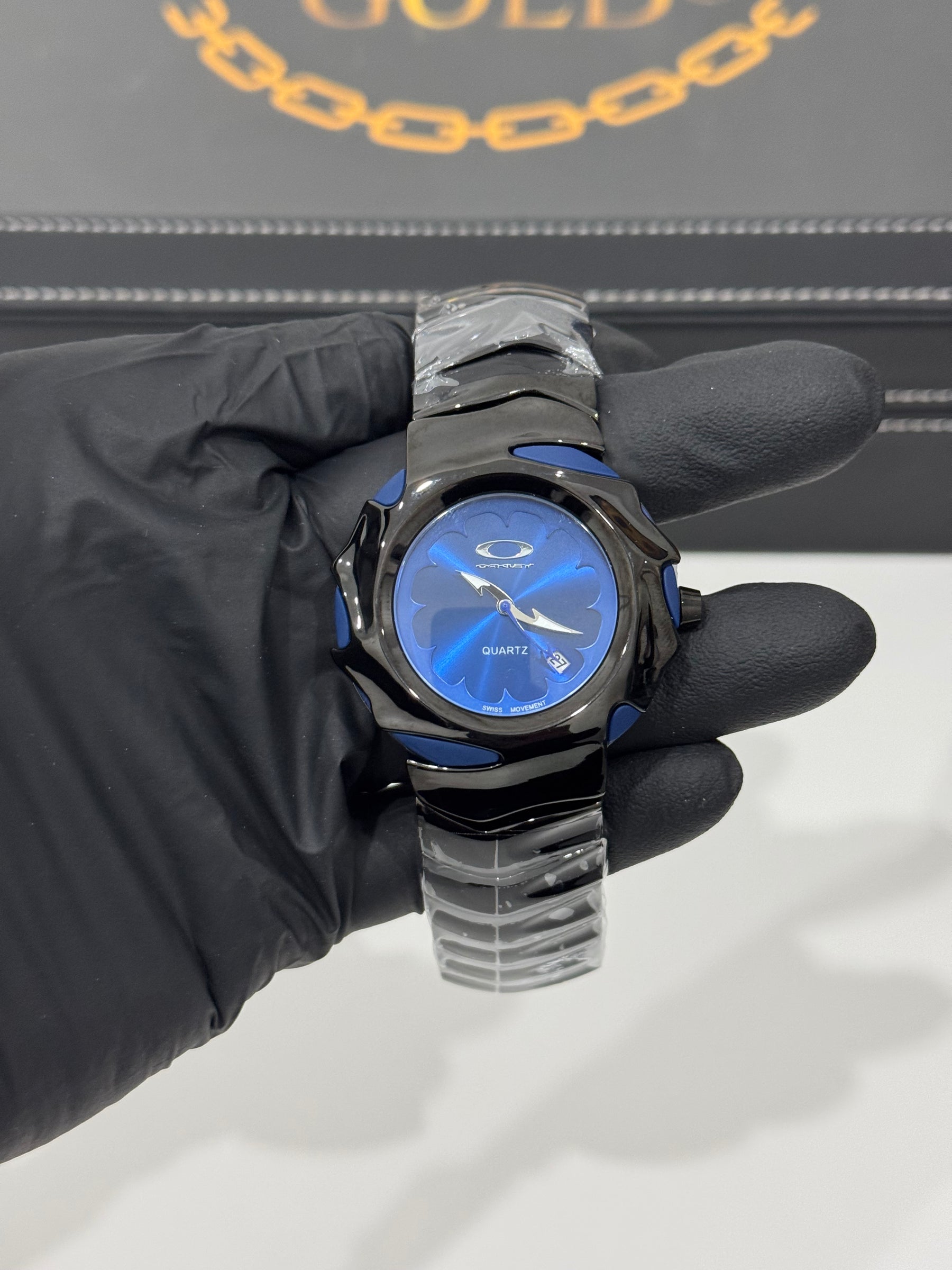 Blade 2.0 Black Mostrador Azul