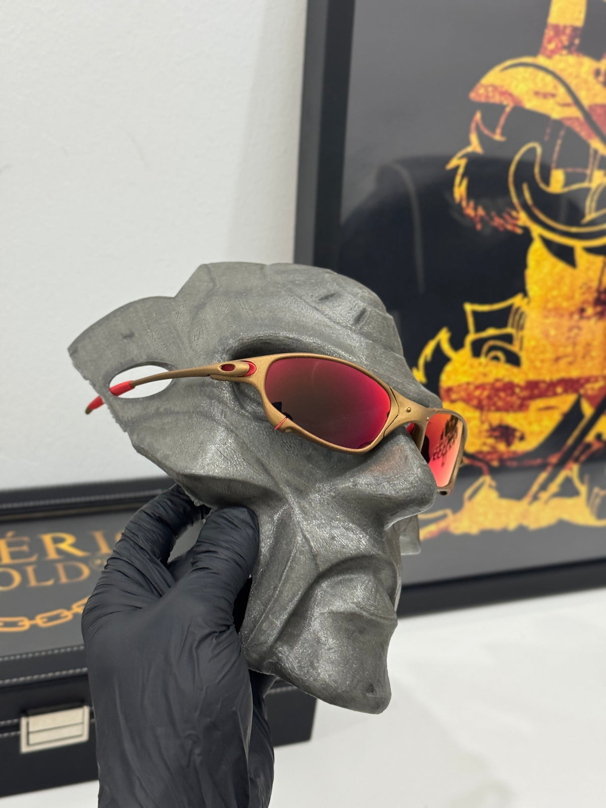 Juliet Gold Lente Dark Rubi kit vermelho