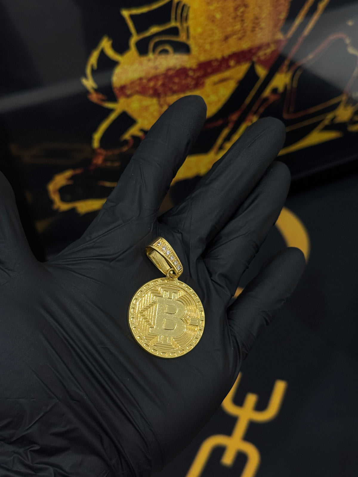 Pingente Bitcoin- Tamanho G
