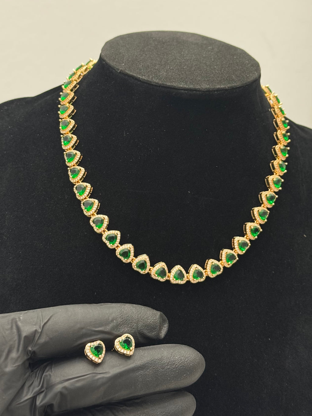 Conjunto Riviera Coração Esmeralda