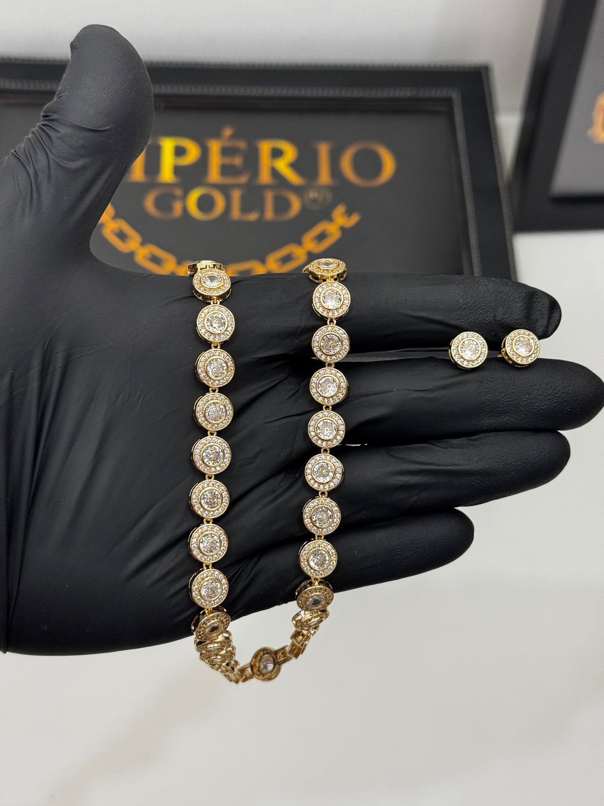 Conjunto Riviera Zircônias Branca