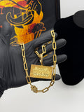 Friso Cartier 10mm - tamanho 60cm + Pingente Placa Vida Cara