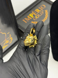 Pingente - Banhado a ouro 18k - para cordão 5mm até 10mm