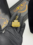 Pingente Favela Venceu - Banhado a ouro 18k - para cordão 3mm até 7mm