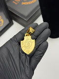 Pingente Vasco - Banhado a ouro 18k - para cordão 3mm até 5mm