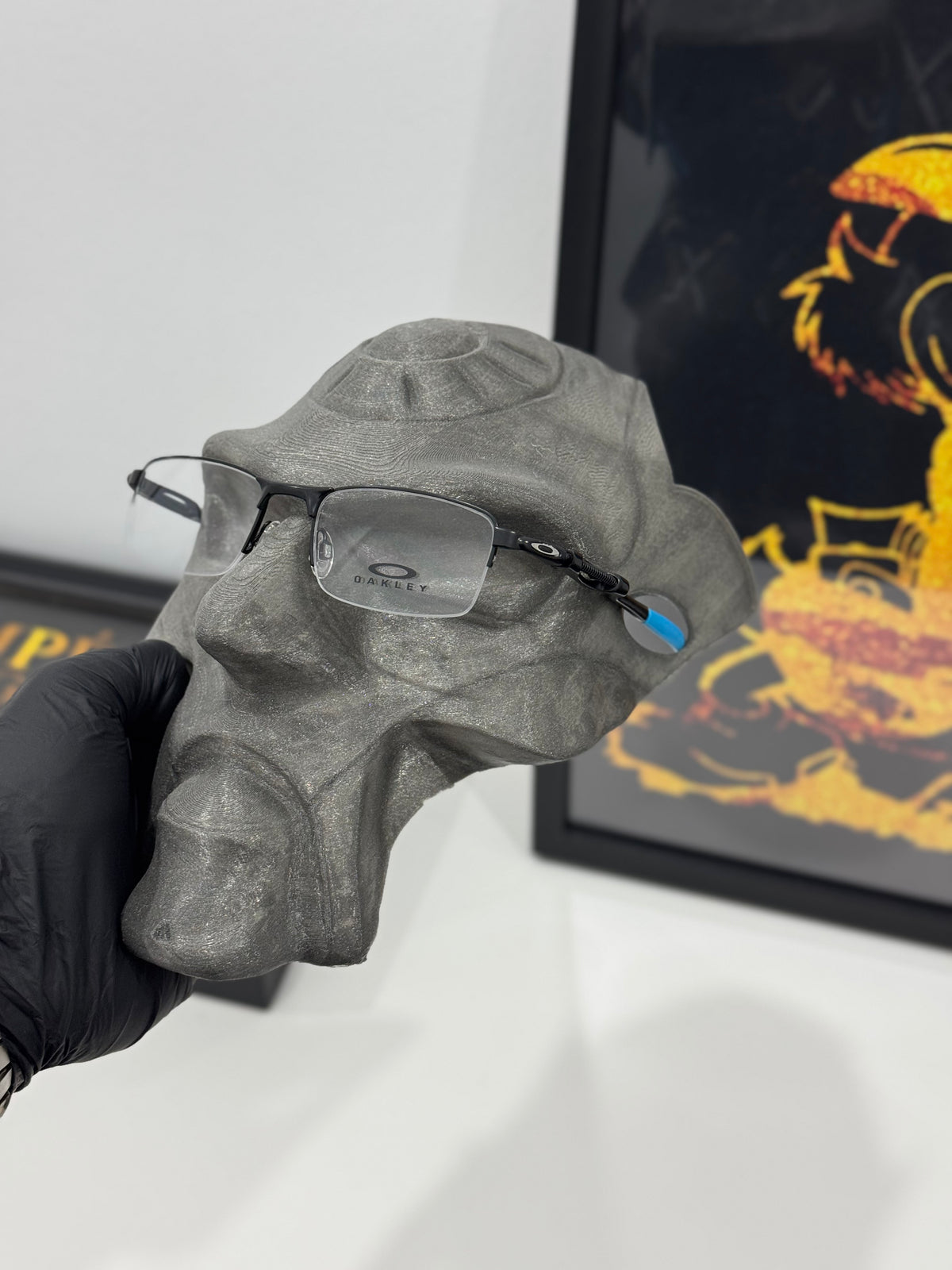 Óculos de Descanso Lupa do Vilão Mola borracha azul