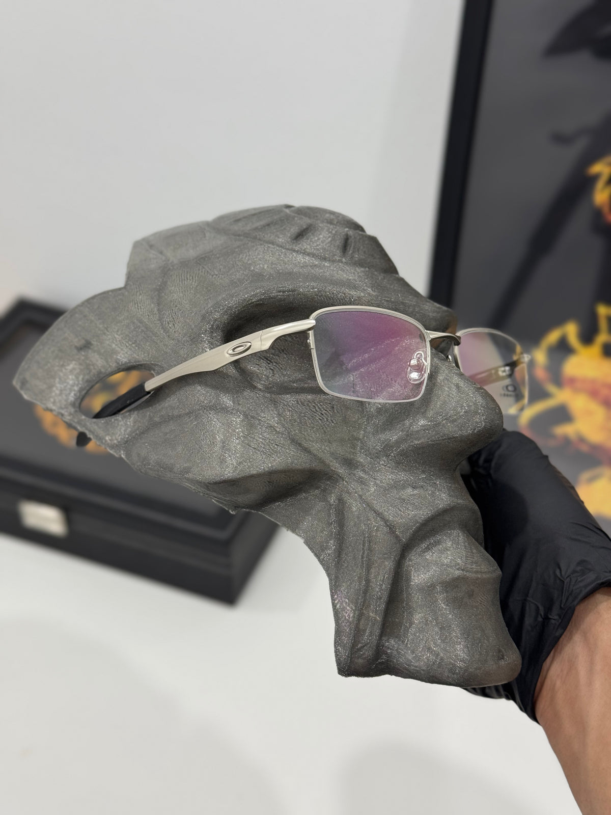 Lupa do Vilão PRata Perna Reta kit Preto
