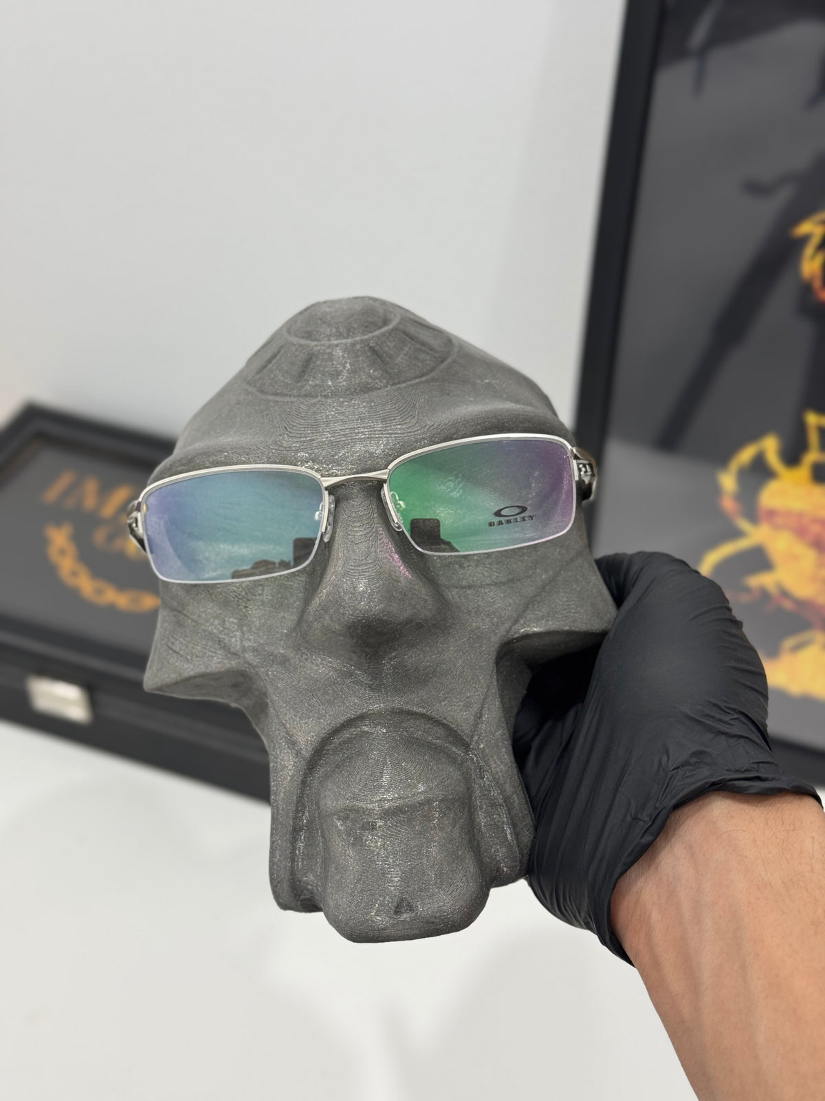 Lupa do Vilão PRata Perna Reta kit Preto