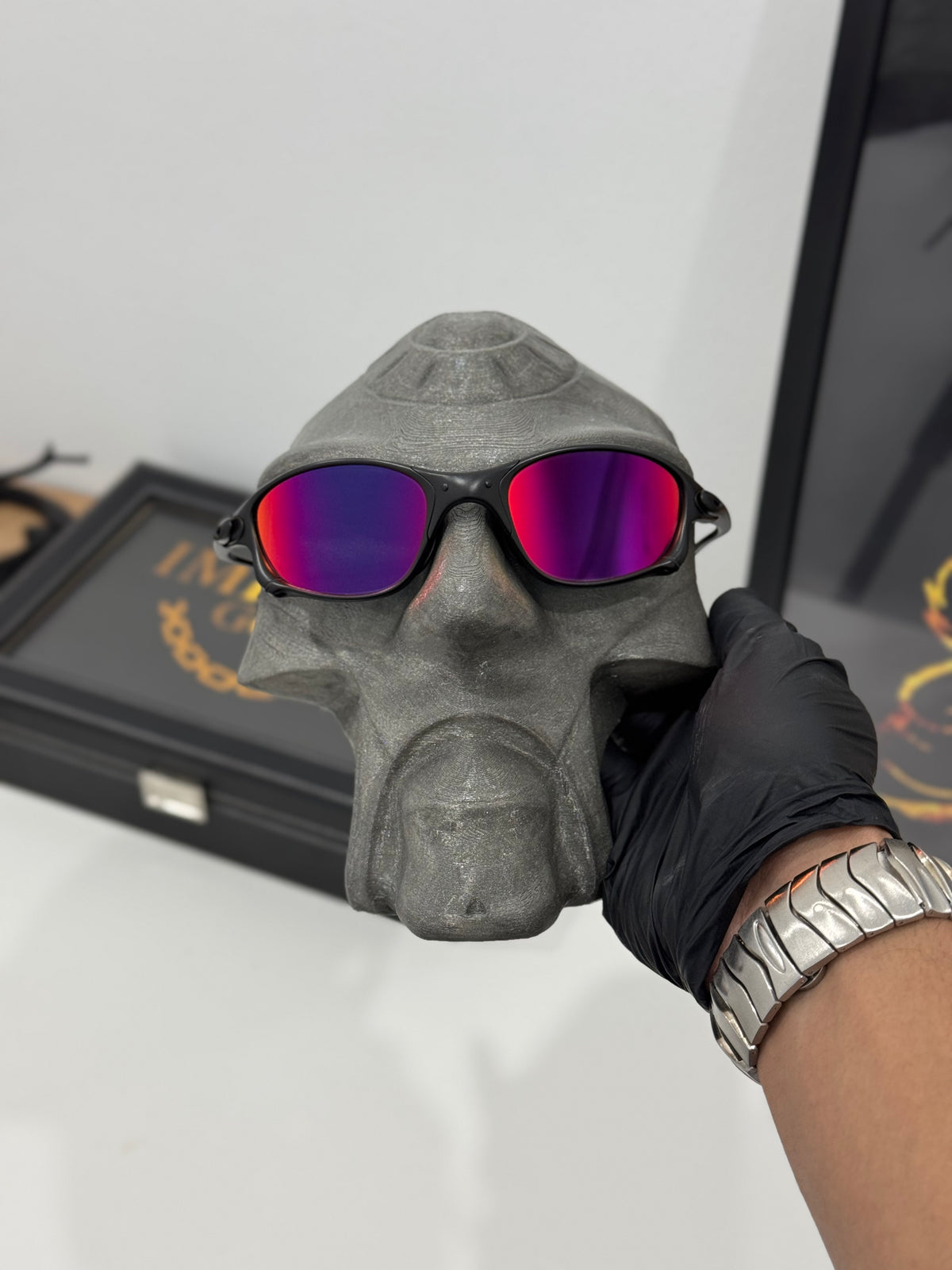 Óculos de Sol Double X Carbon Lentes Tanzanite