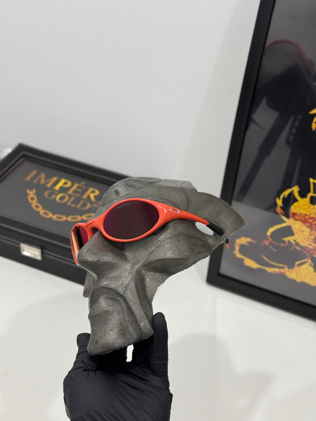 Eye Jacket Orange DArk Rubi
