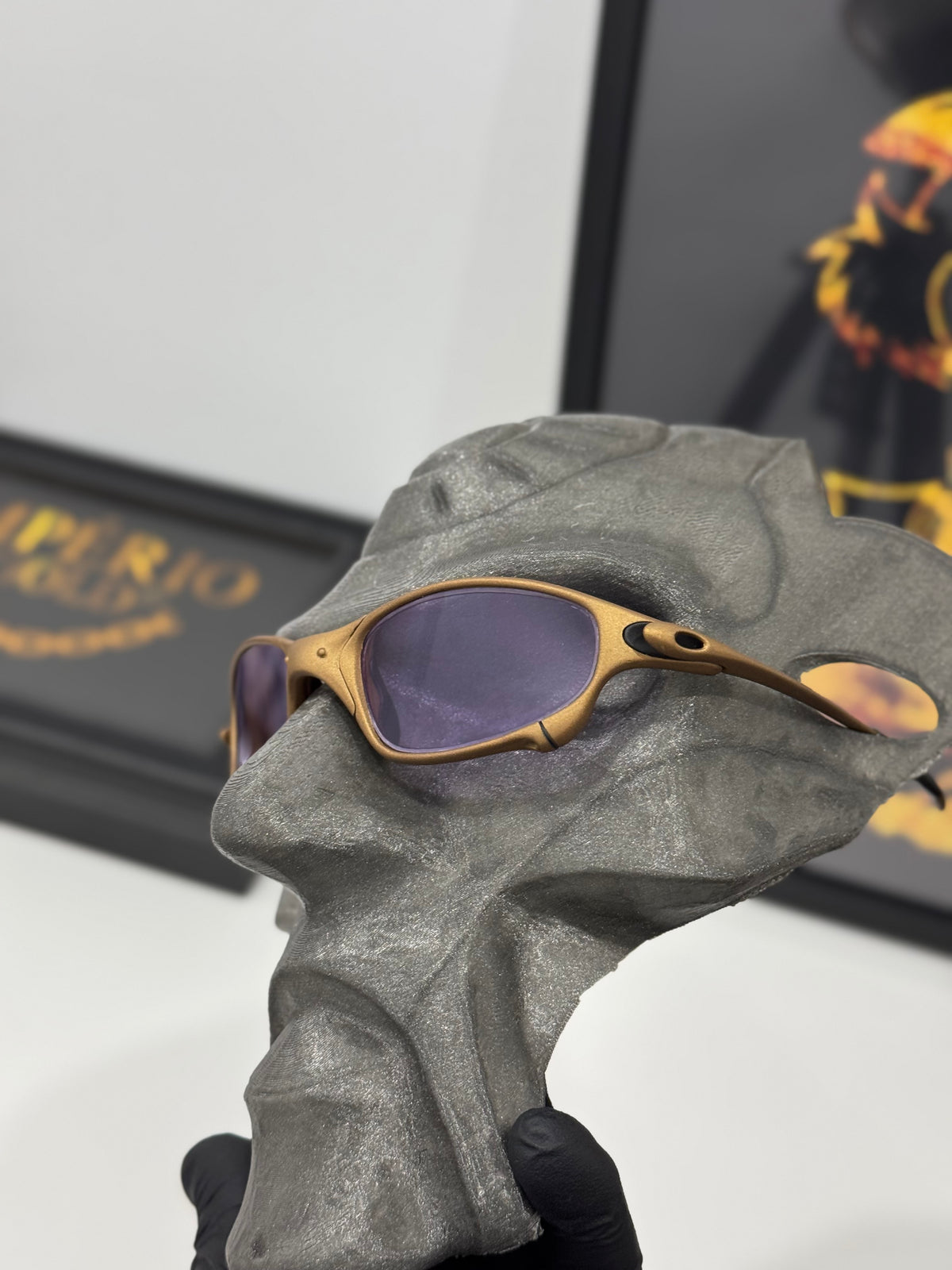 Juliet Gold Lentes Roxa