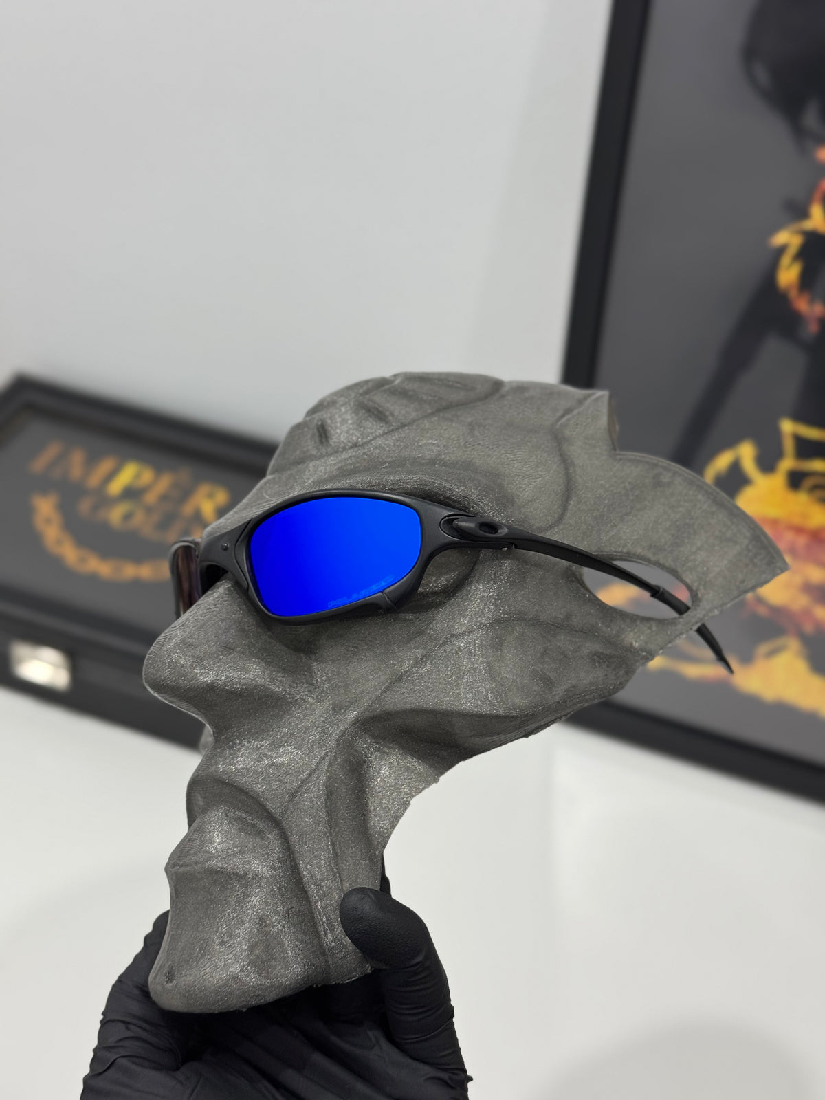 Juliet Carbon Azul Neon