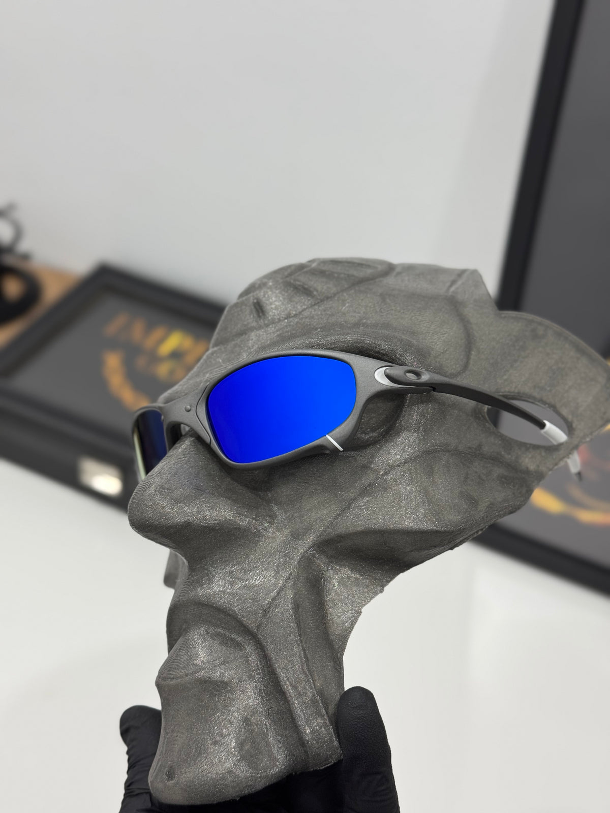 Juliet X Metal Azul Neon Kit Branco