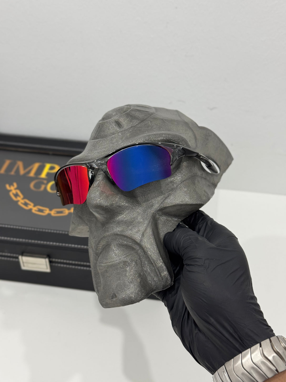 HALF JACKET 2.0 Preto Espacial + Lentes Prizm