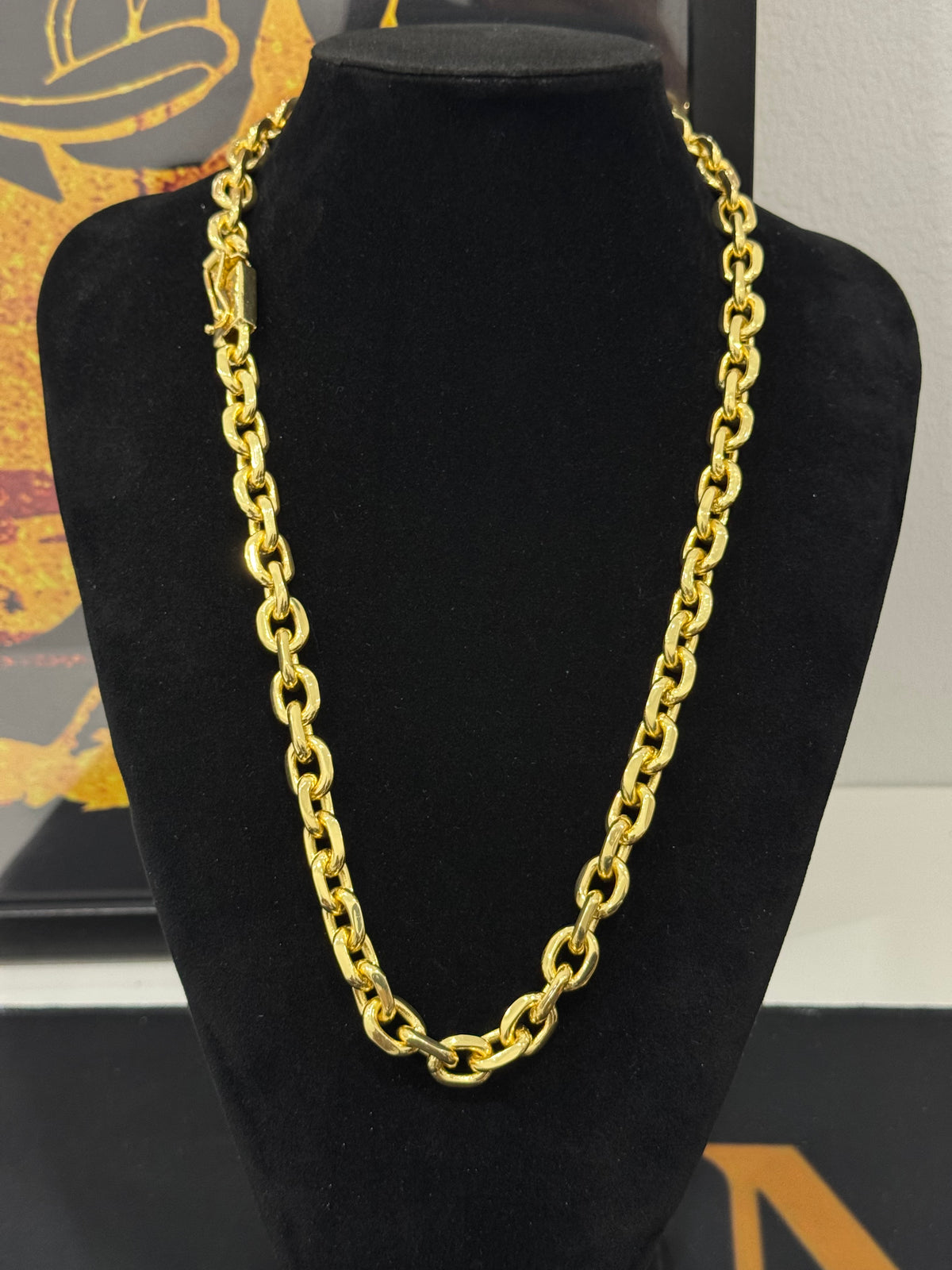 Friso Cadeado 10mm\70cm + pulseira 10mm